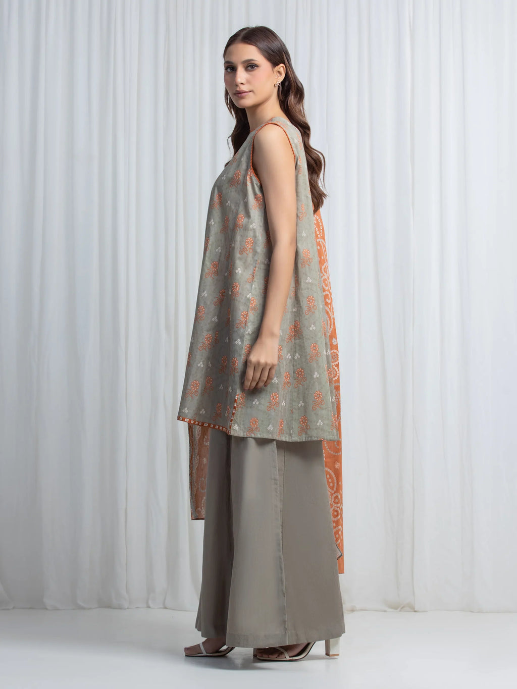 Printed Lawn Suit - EWU6A1-36853-3P
