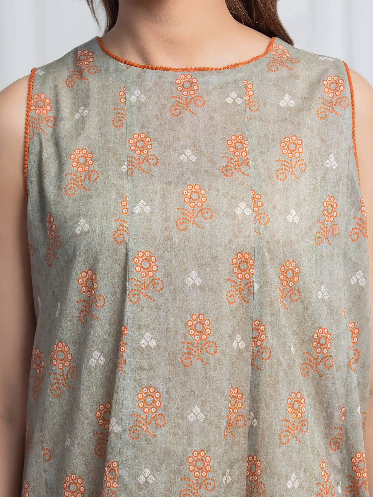 Printed Lawn Suit - EWU6A1-36853-3P
