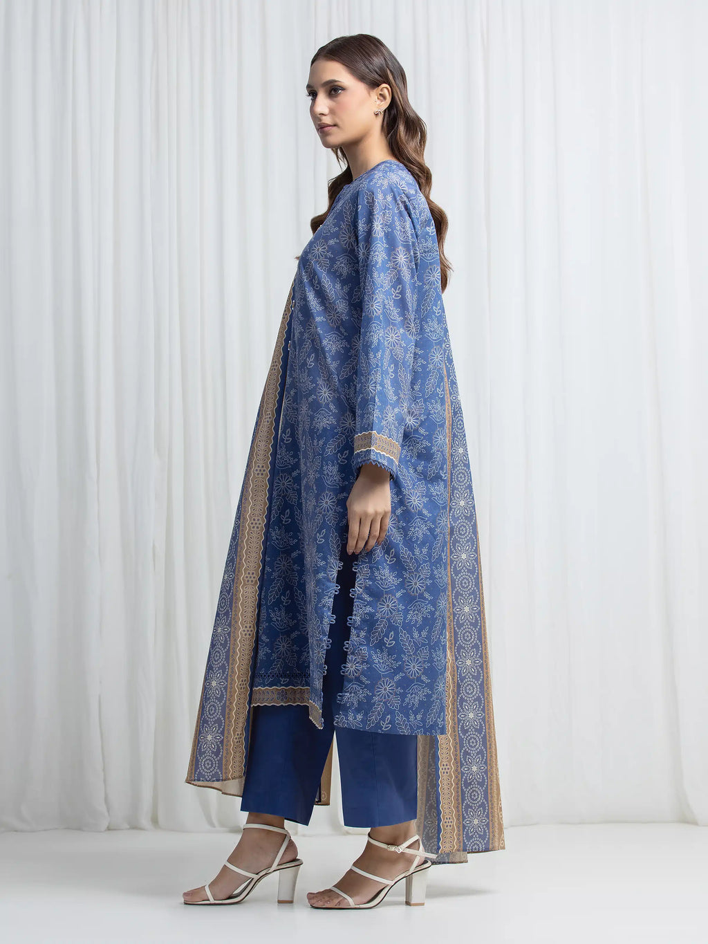 Printed Lawn Suit - EWU6A1-36862-3P