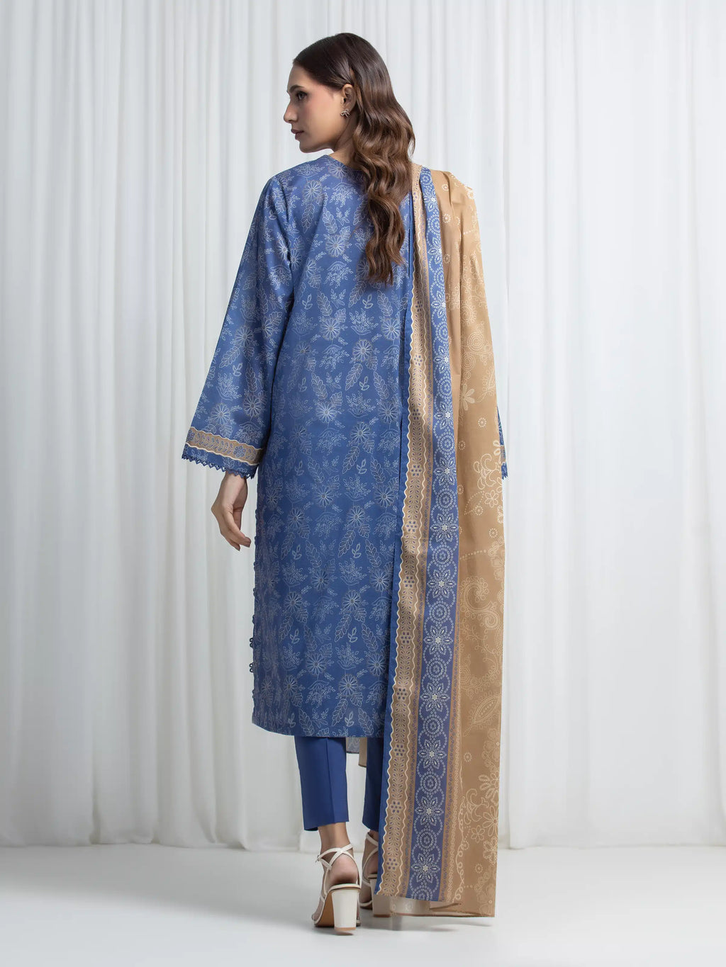 Printed Lawn Suit - EWU6A1-36862-3P