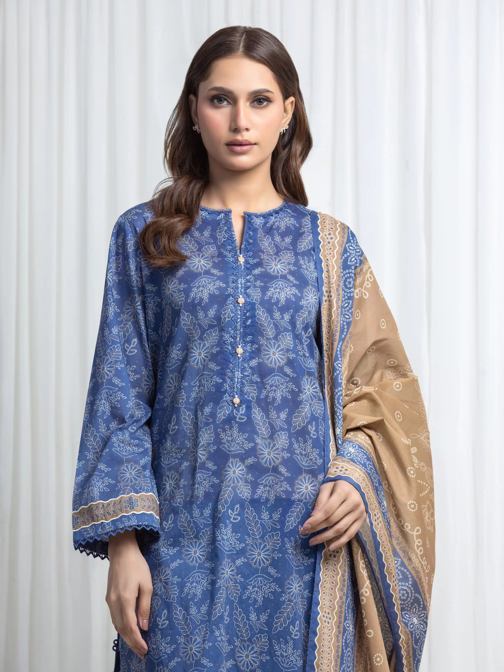 Printed Lawn Suit - EWU6A1-36862-3P