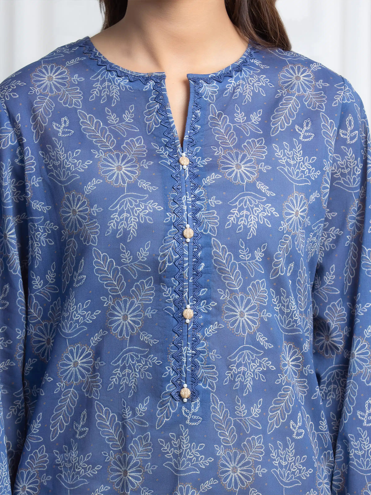Printed Lawn Suit - EWU6A1-36862-3P