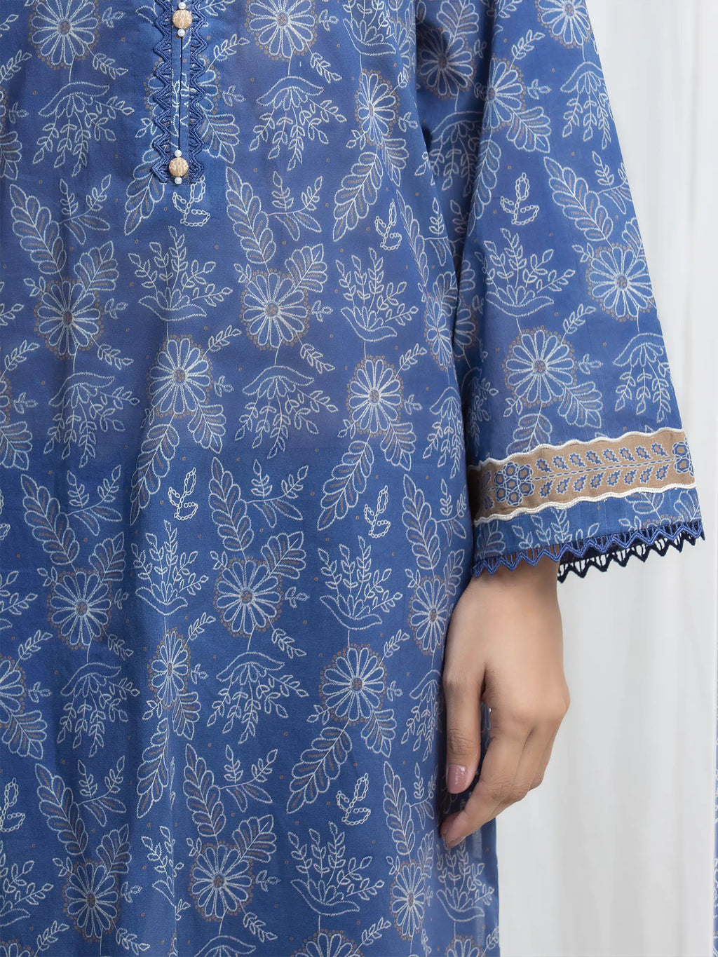 Printed Lawn Suit - EWU6A1-36862-3P