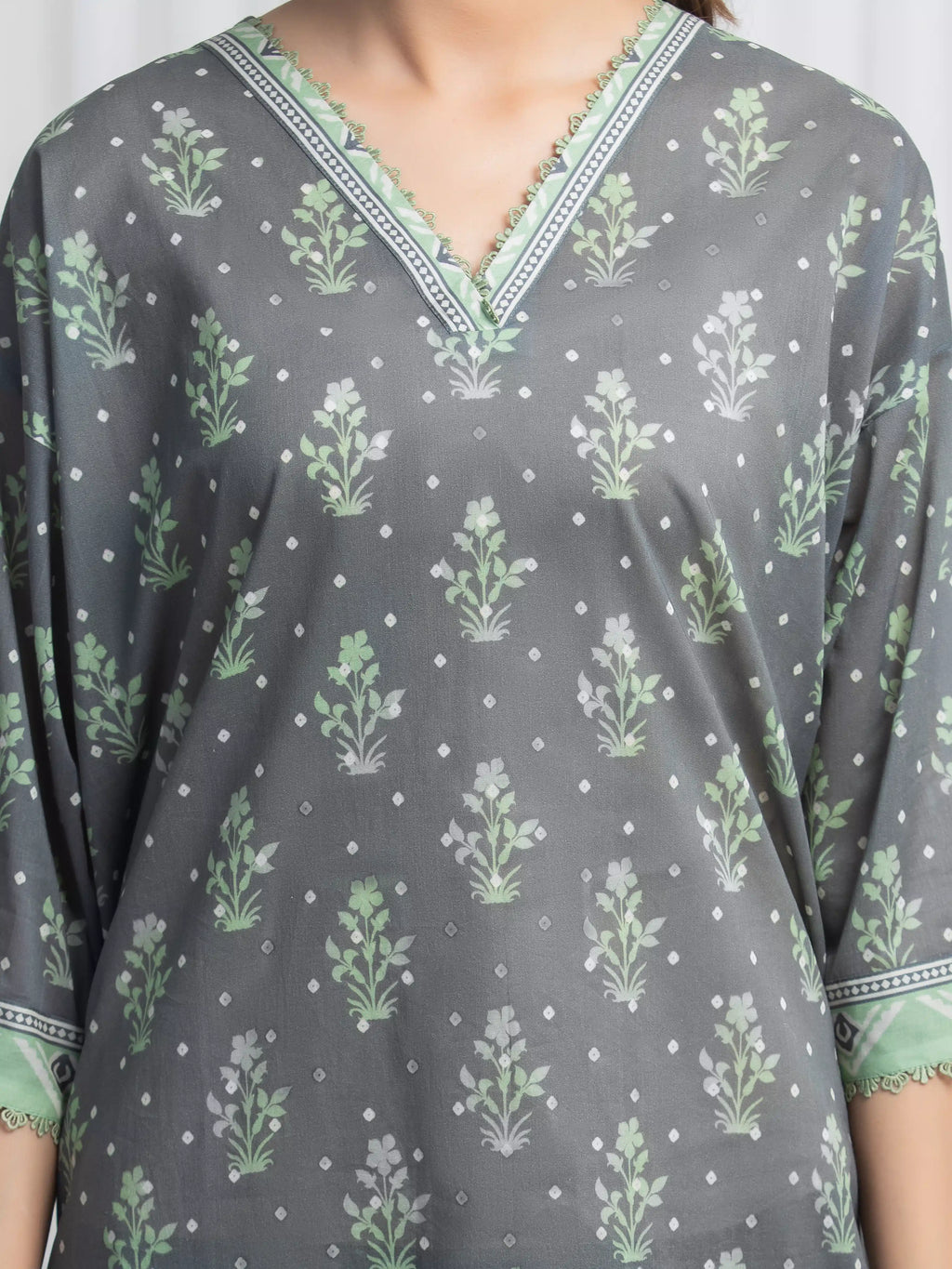 Printed Lawn Suit - EWU6A1-36845-3P