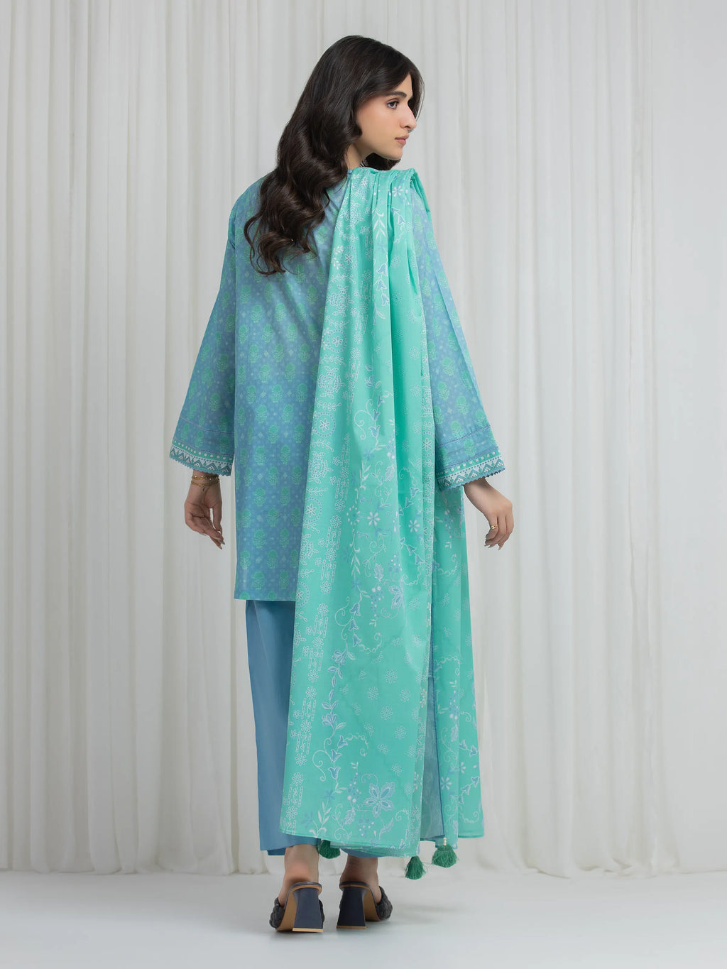 Printed Lawn Suit - EWU6A1-36631-3P