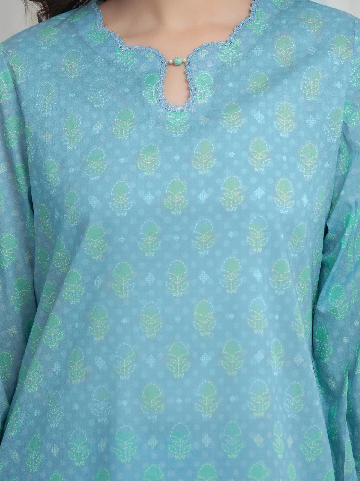 Printed Lawn Suit - EWU6A1-36631-3P
