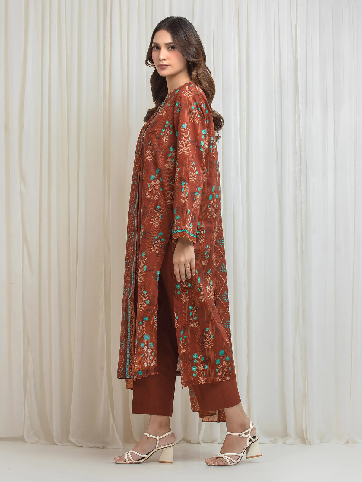 Printed Lawn Suit - EWU6A1-36692-3P