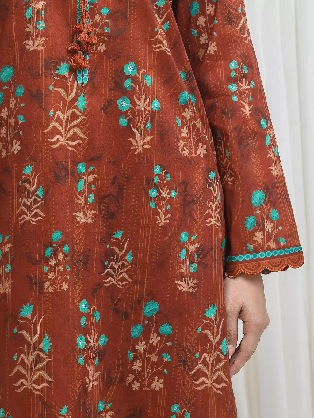 Printed Lawn Suit - EWU6A1-36692-3P