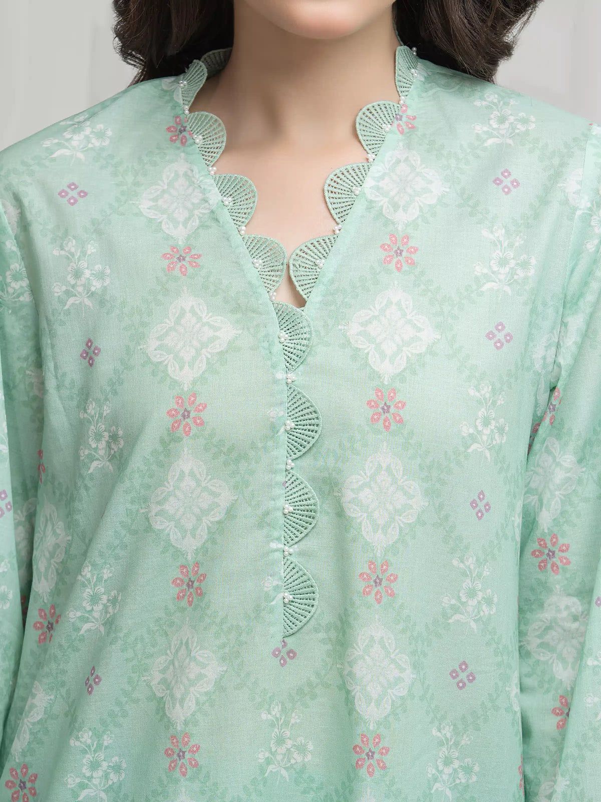 Printed Lawn Suit - EWU6A1-36617-3P