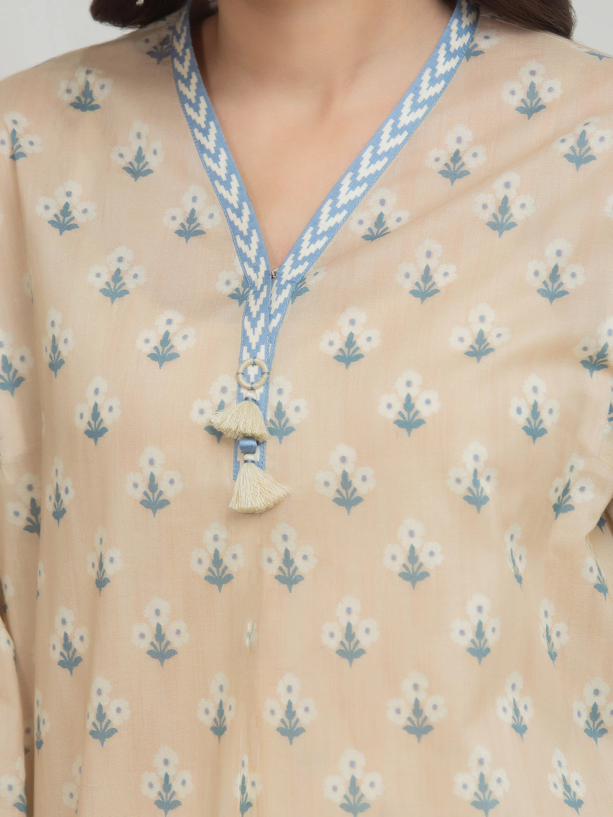 Printed Lawn Suit - EWU6A1-36751-3P