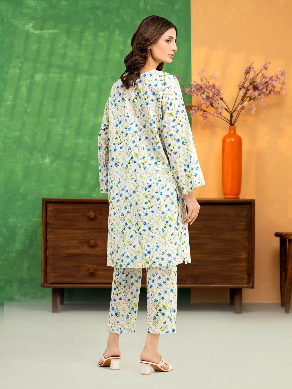 Printed Lawn Shirt Trouser - EWU6A1-36802ST