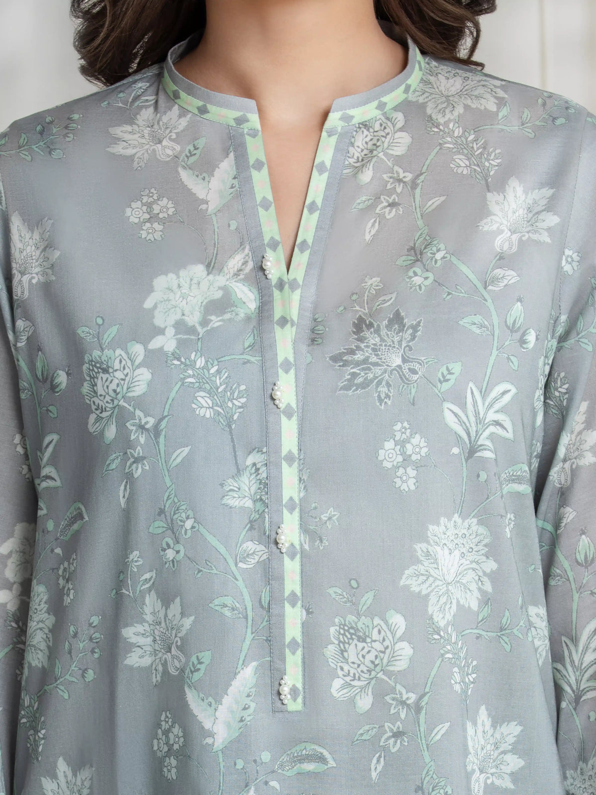 Printed Lawn Suit - EWU6A1-36726-3P