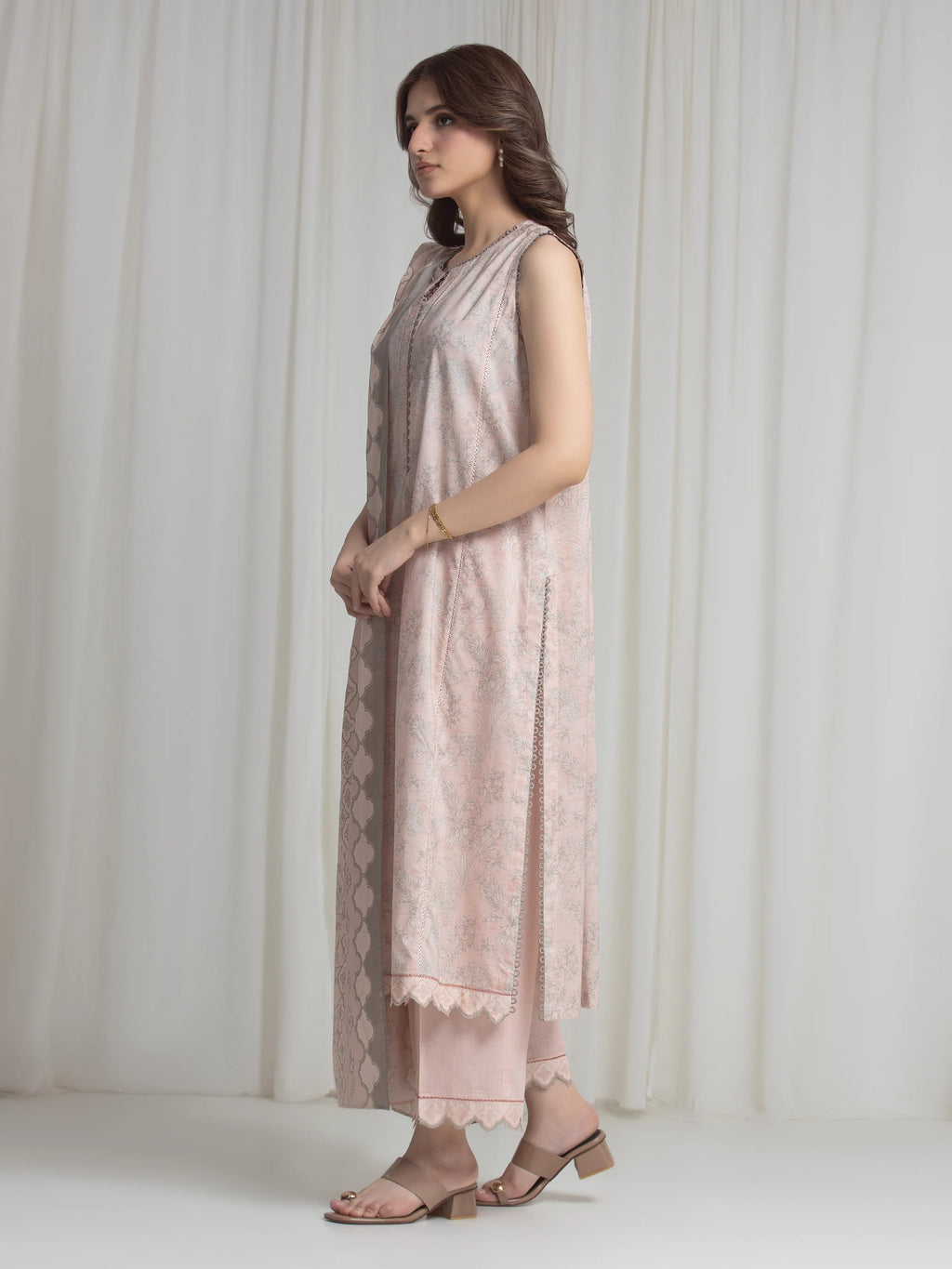 Printed Lawn Suit - EWU6A1-36729-3P