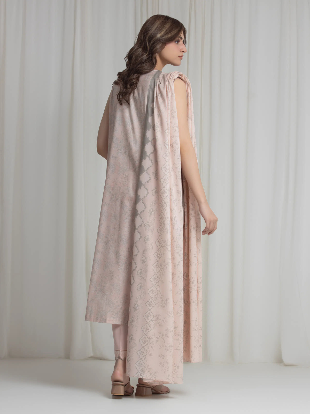 Printed Lawn Suit - EWU6A1-36729-3P