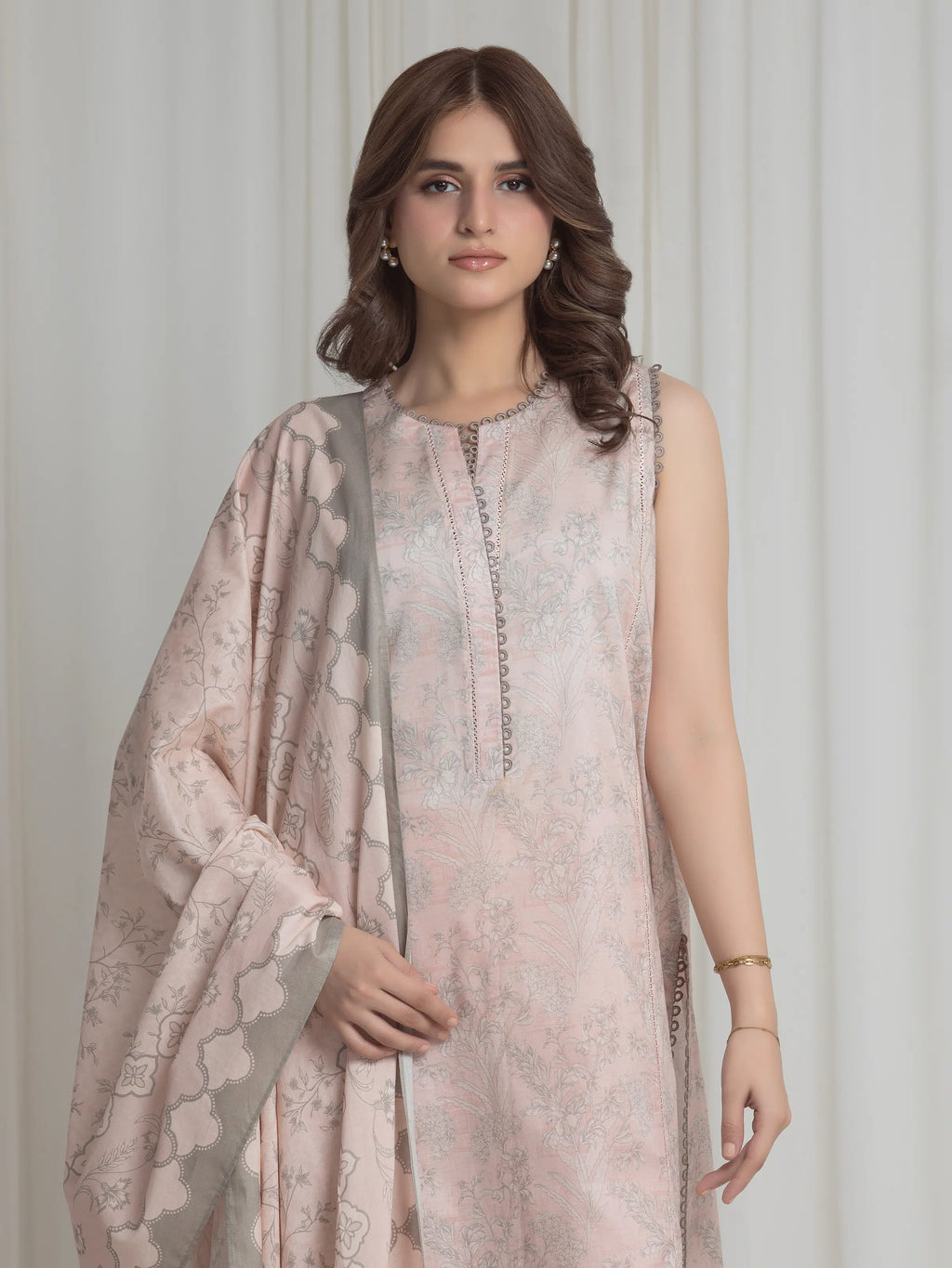 Printed Lawn Suit - EWU6A1-36729-3P