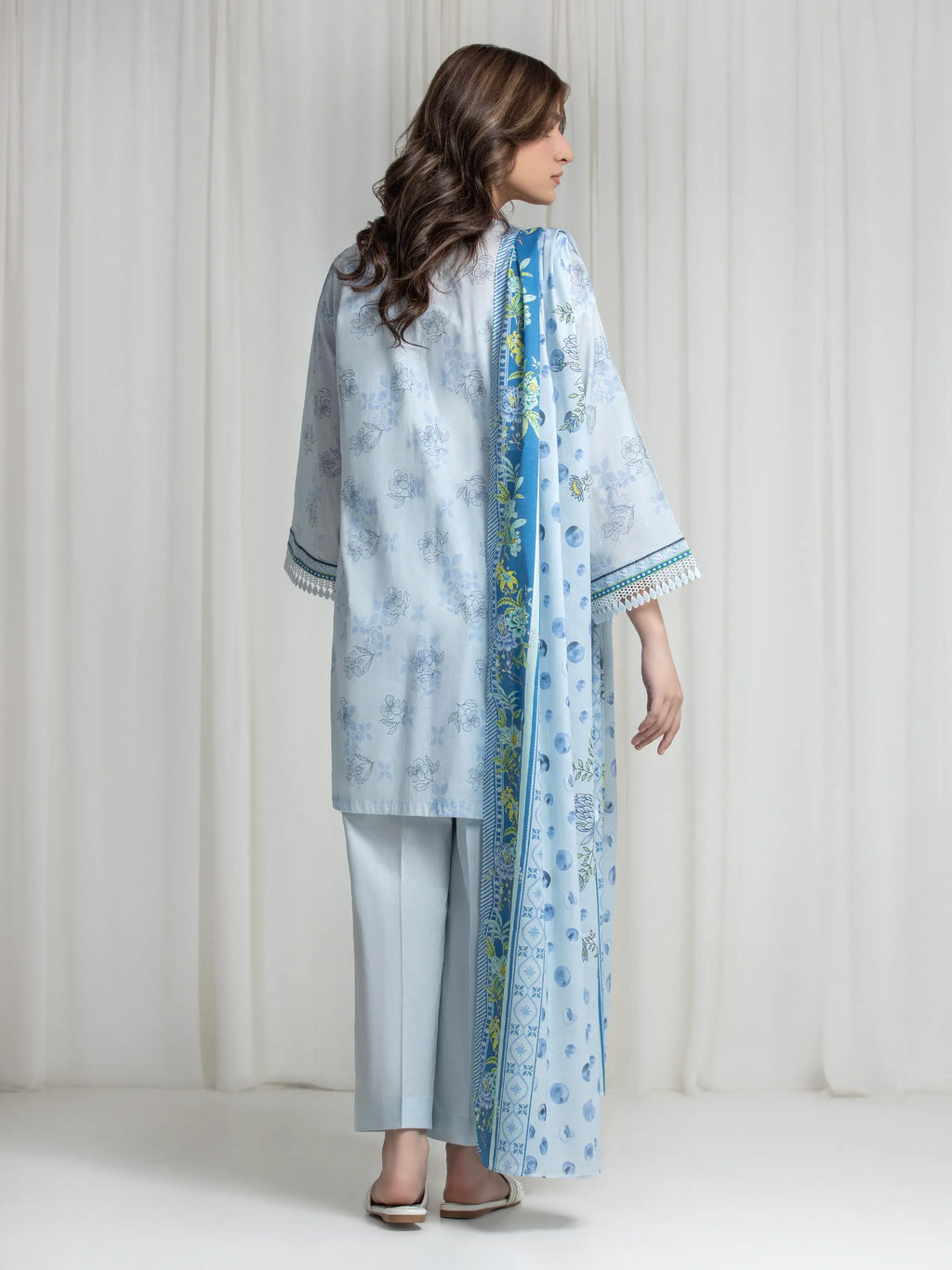 Printed Lawn Suit - EWU6A1-36737-3P