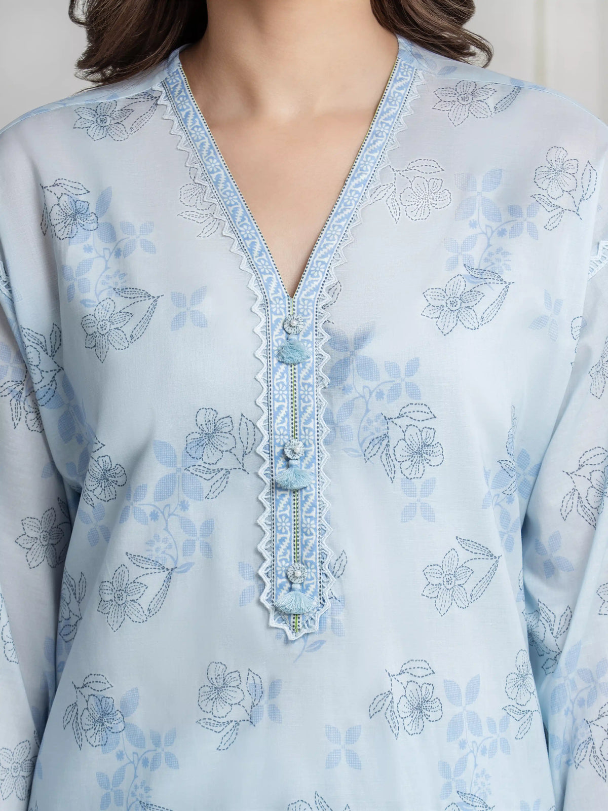 Printed Lawn Suit - EWU6A1-36737-3P