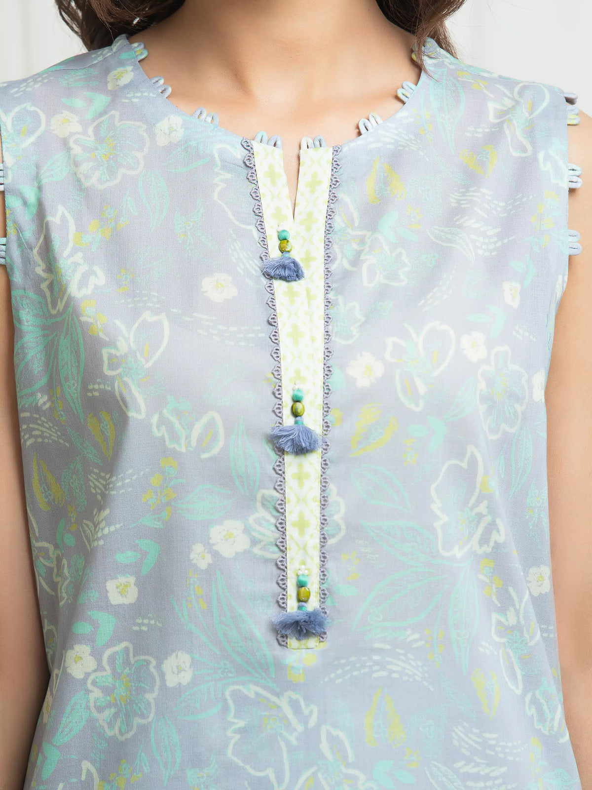 Printed Lawn Suit - EWU6A1-36705-3P
