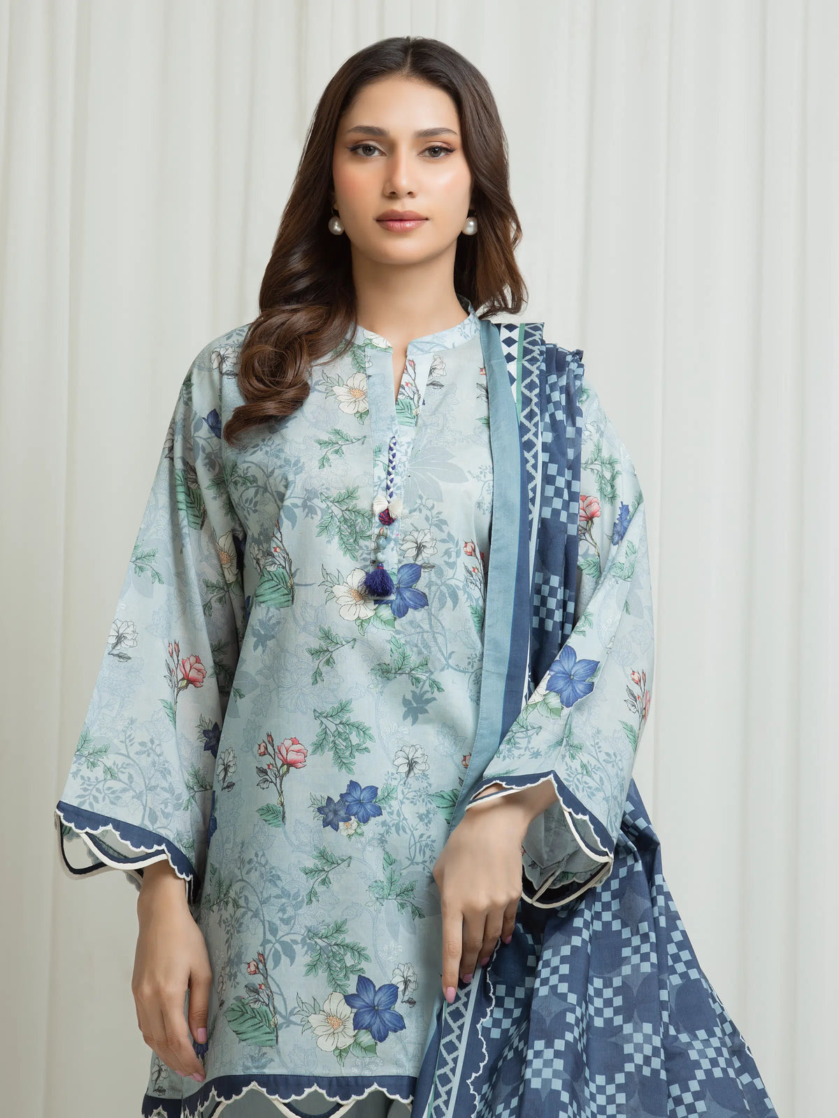 Printed Lawn Suit - EWU6A1-36700-3P