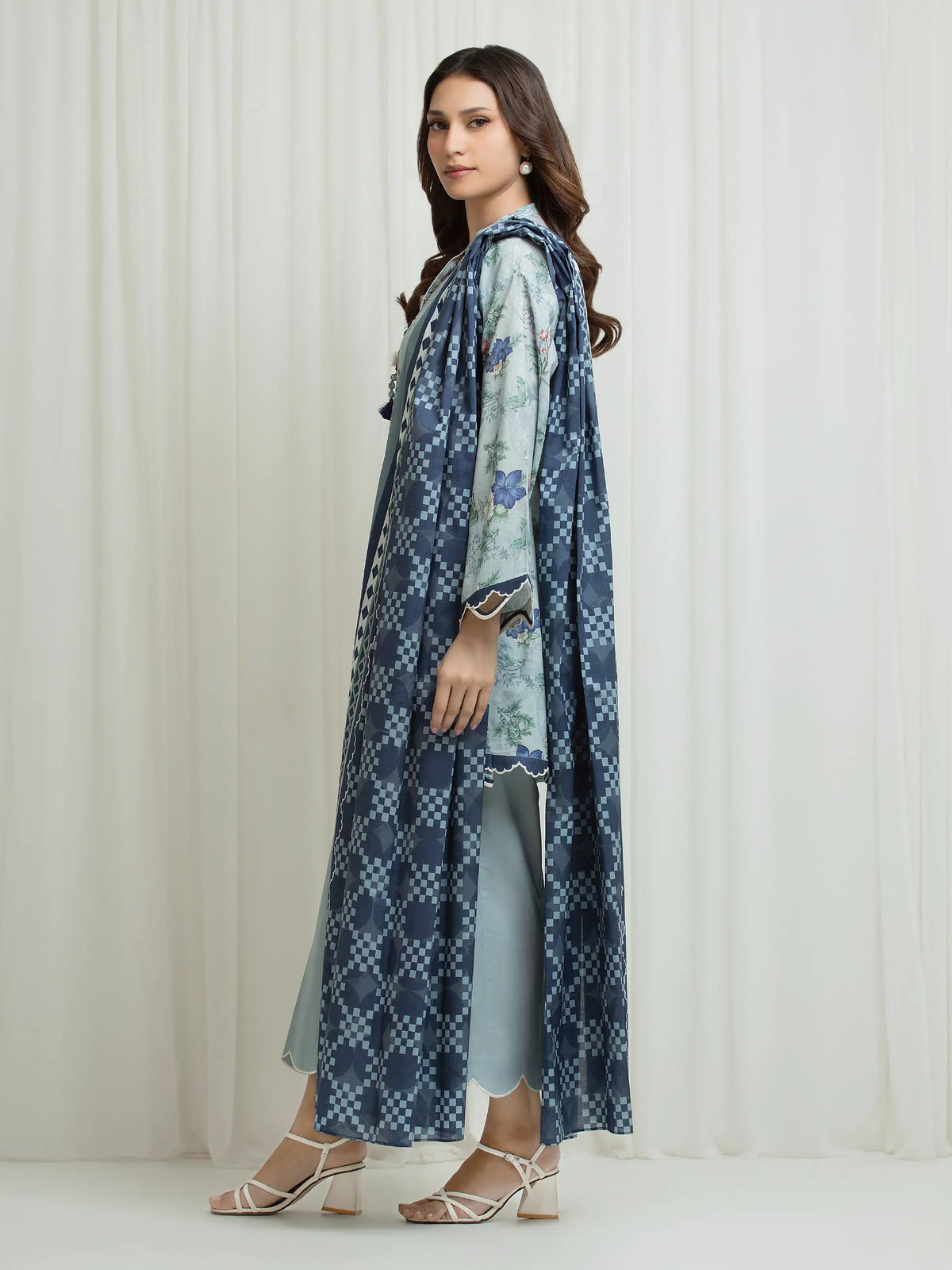 Printed Lawn Suit - EWU6A1-36700-3P