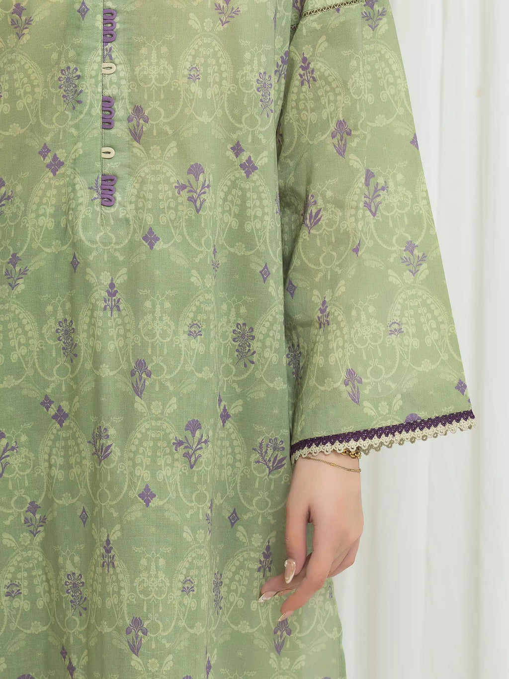 Printed Lawn Suit - EWU6A1-36763-3P
