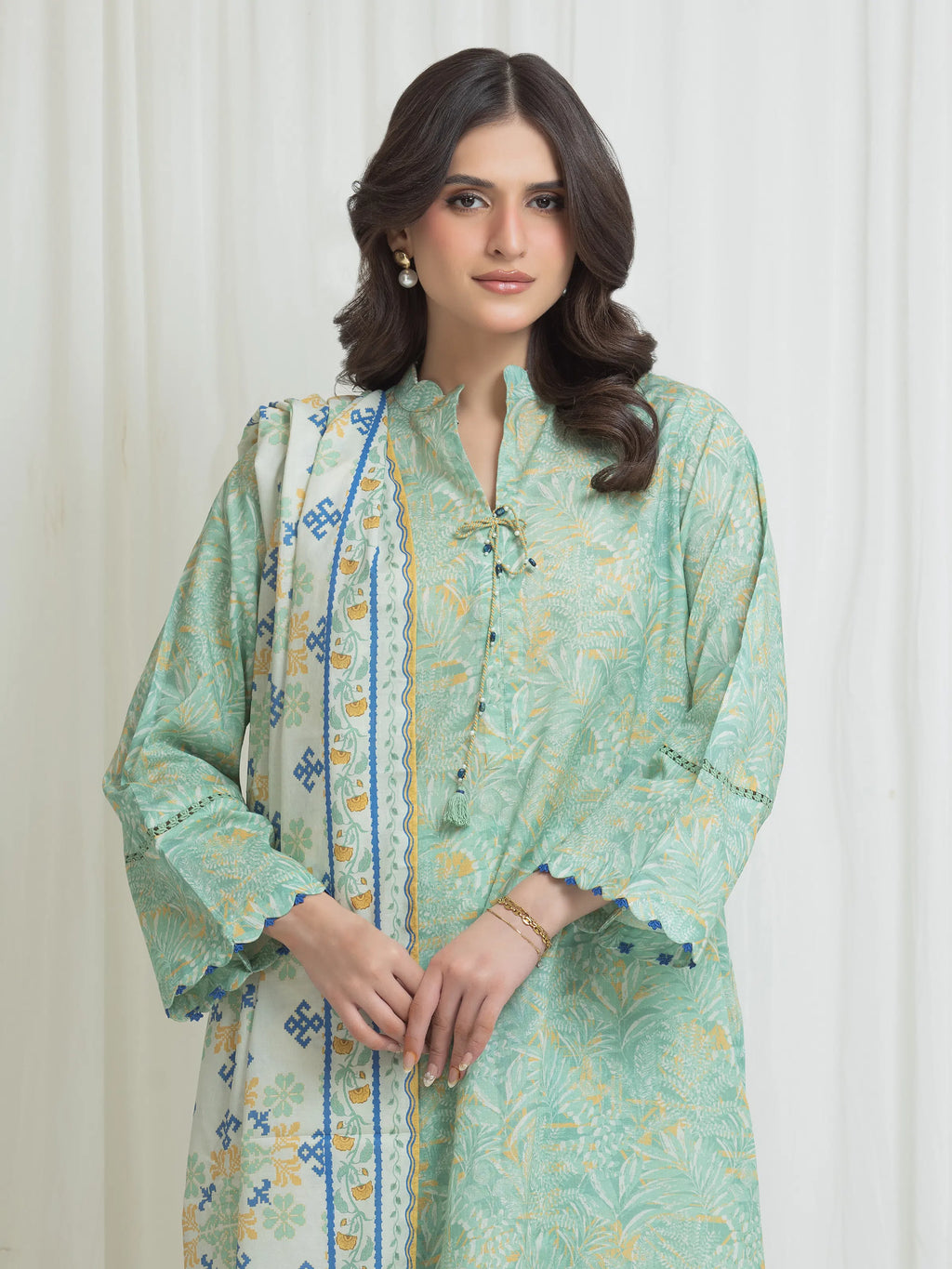 Printed Lawn Suit - EWU6A1-36772-3P