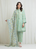Printed Lawn Suit - EWU6A1-36772-3P