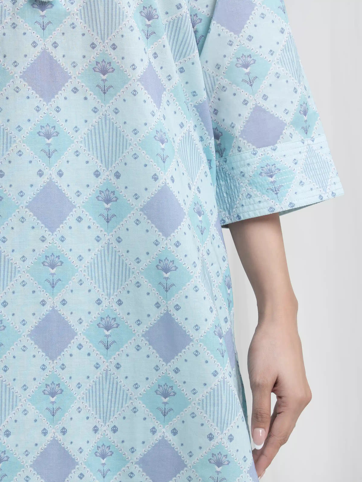 Printed Lawn Suit - EWU6A1-36722-3P