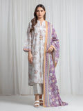 Printed Lawn Suit - EWU6A1-36724-3P