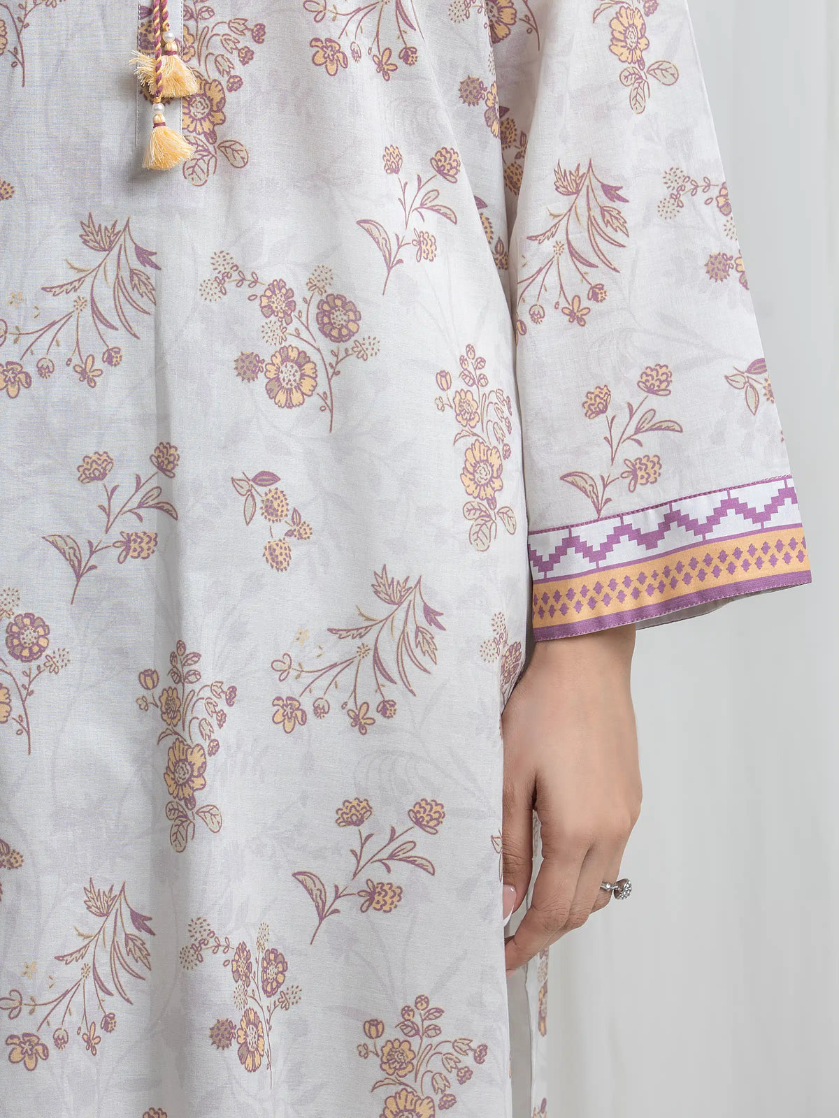 Printed Lawn Suit - EWU6A1-36724-3P