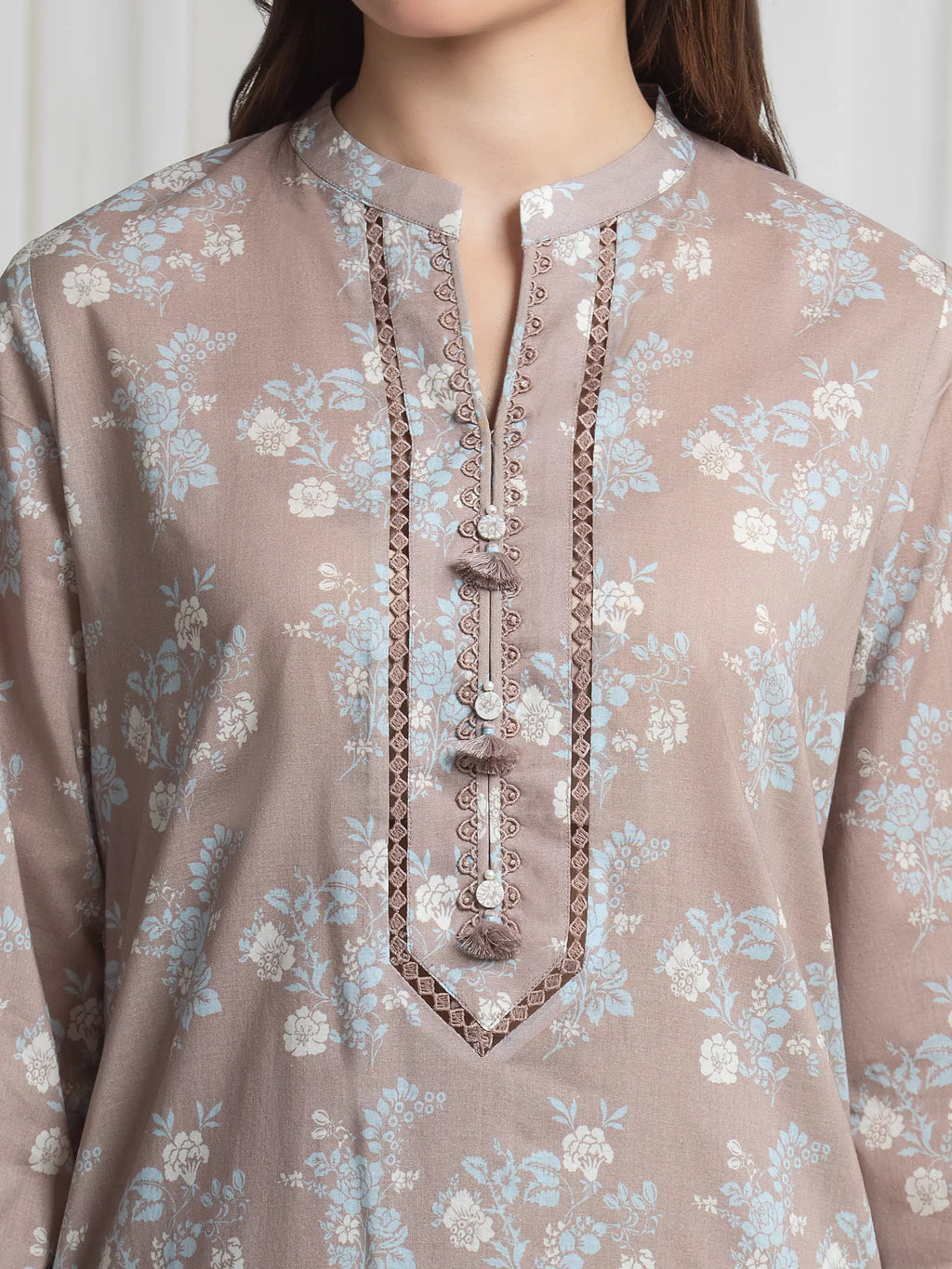 Printed Lawn Suit - EWU6A1-36719-3P