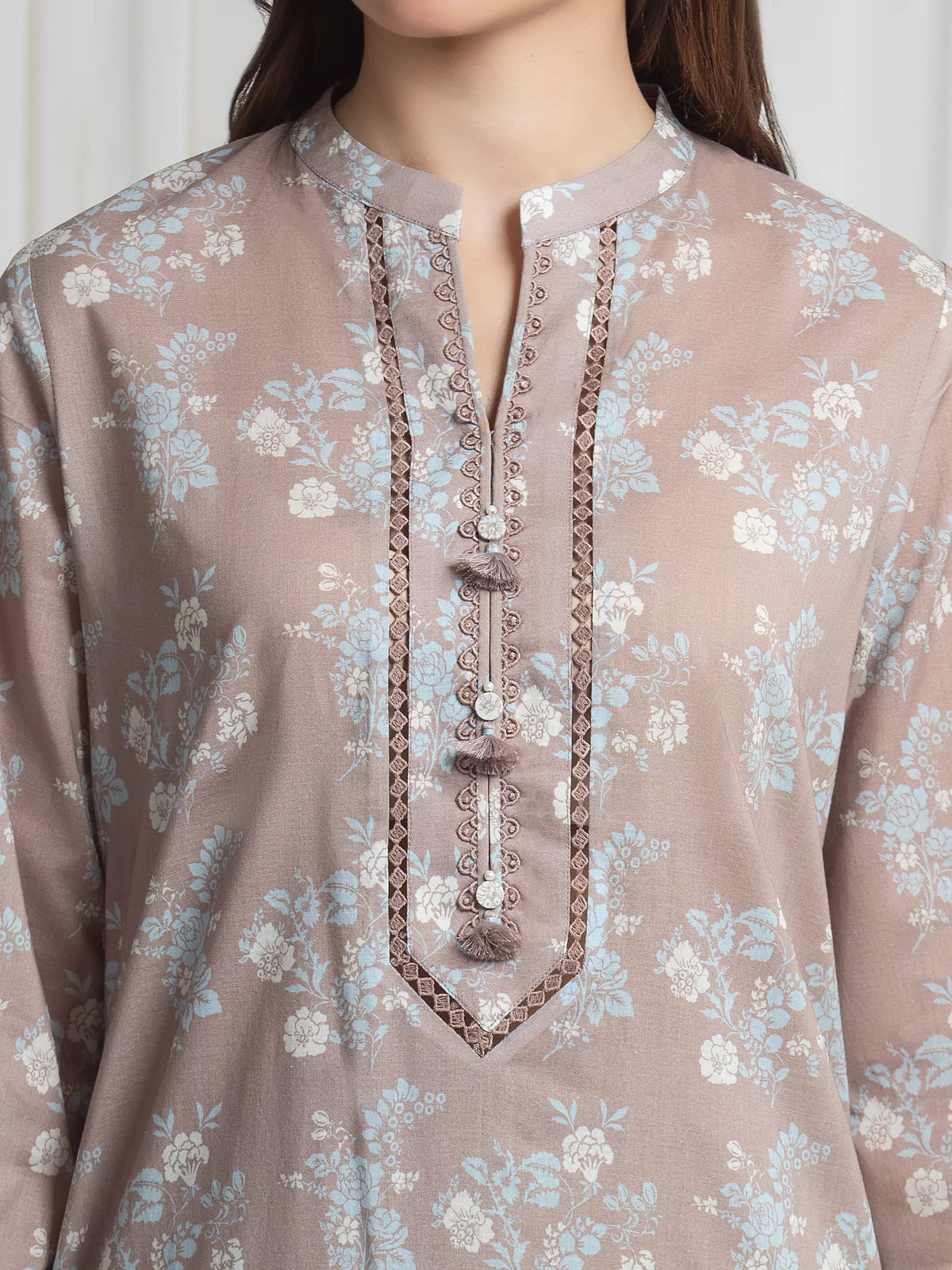 Printed Lawn Suit - EWU6A1-36719-3P