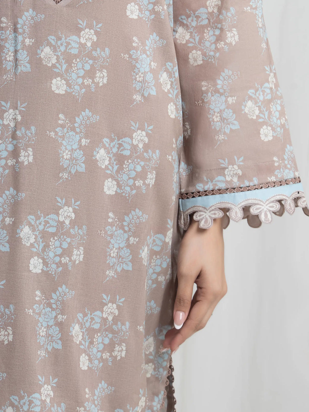 Printed Lawn Suit - EWU6A1-36719-3P
