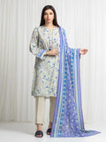 Printed Lawn Suit - EWU6A1-36712-3P