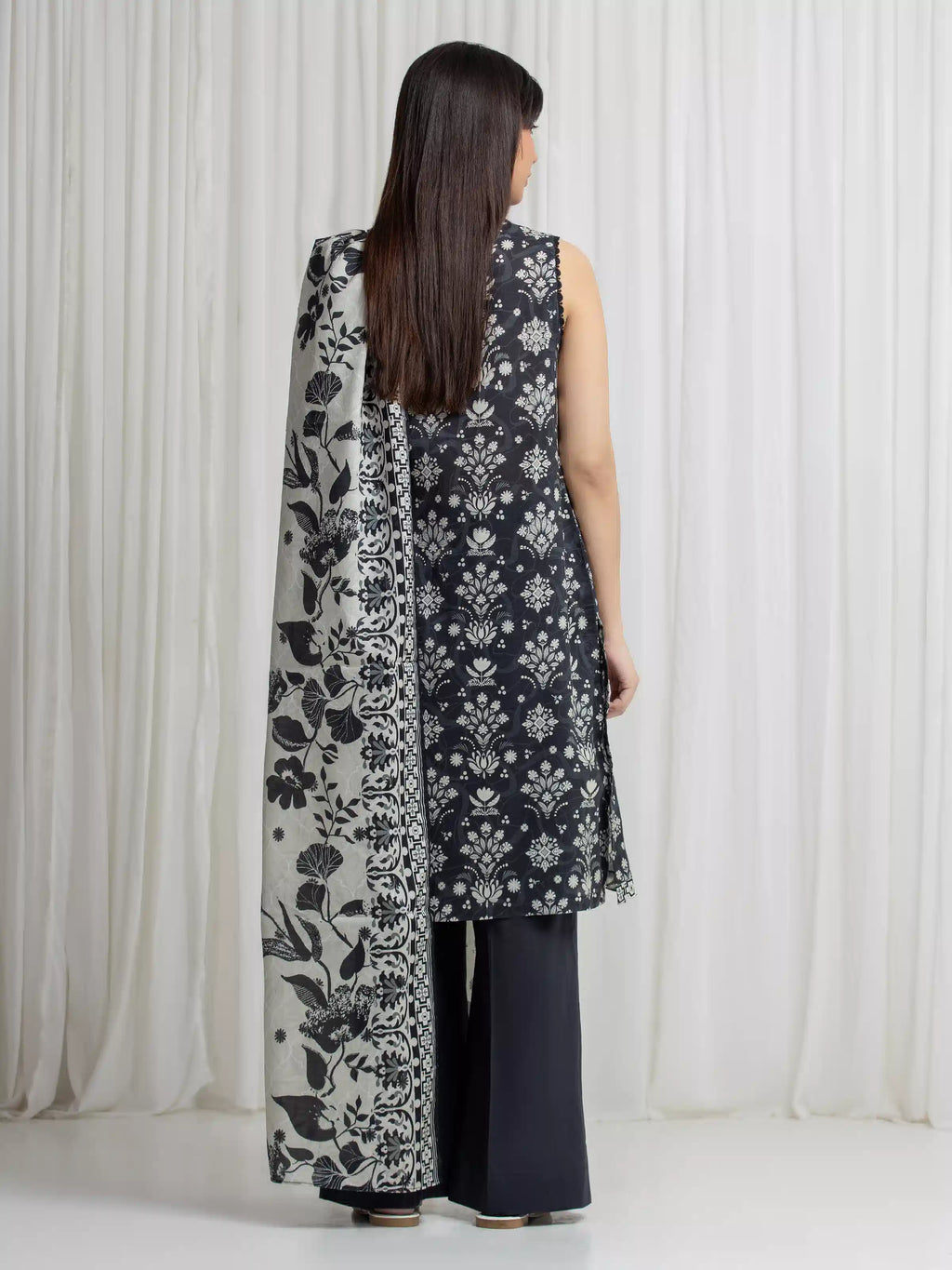 Printed Lawn Suit - EWU6A1-36710-3P