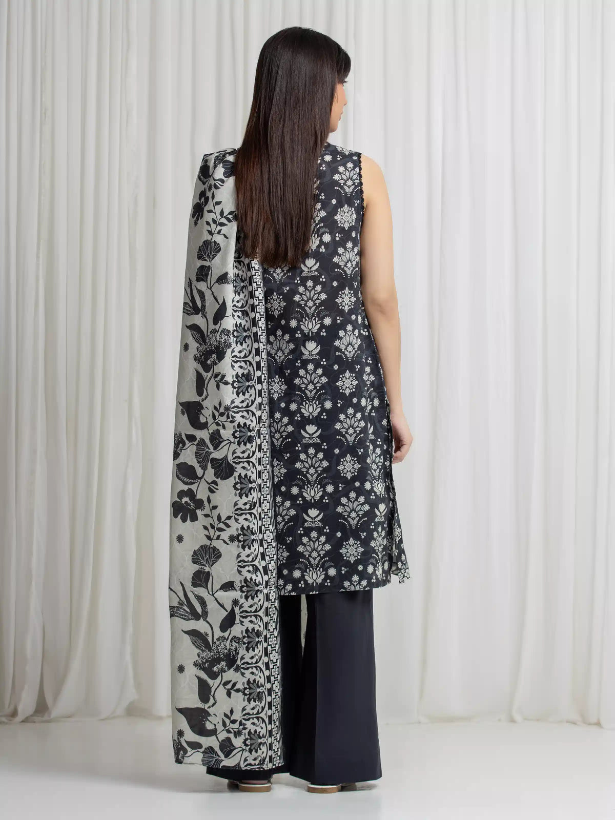 Printed Lawn Suit - EWU6A1-36710-3P
