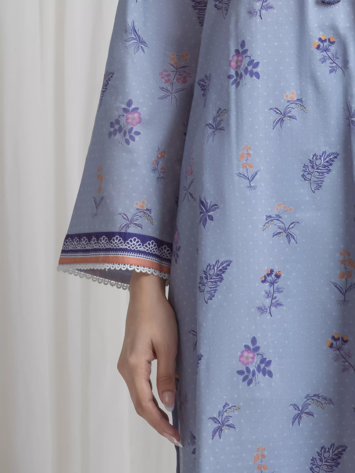 Printed Lawn Suit - EWU6A1-36725-3P