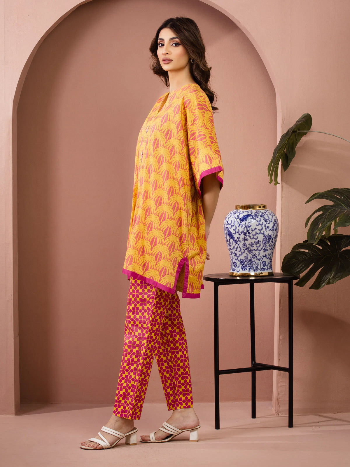 Printed Lawn Shirt Trouser - EWU6A1-36806ST