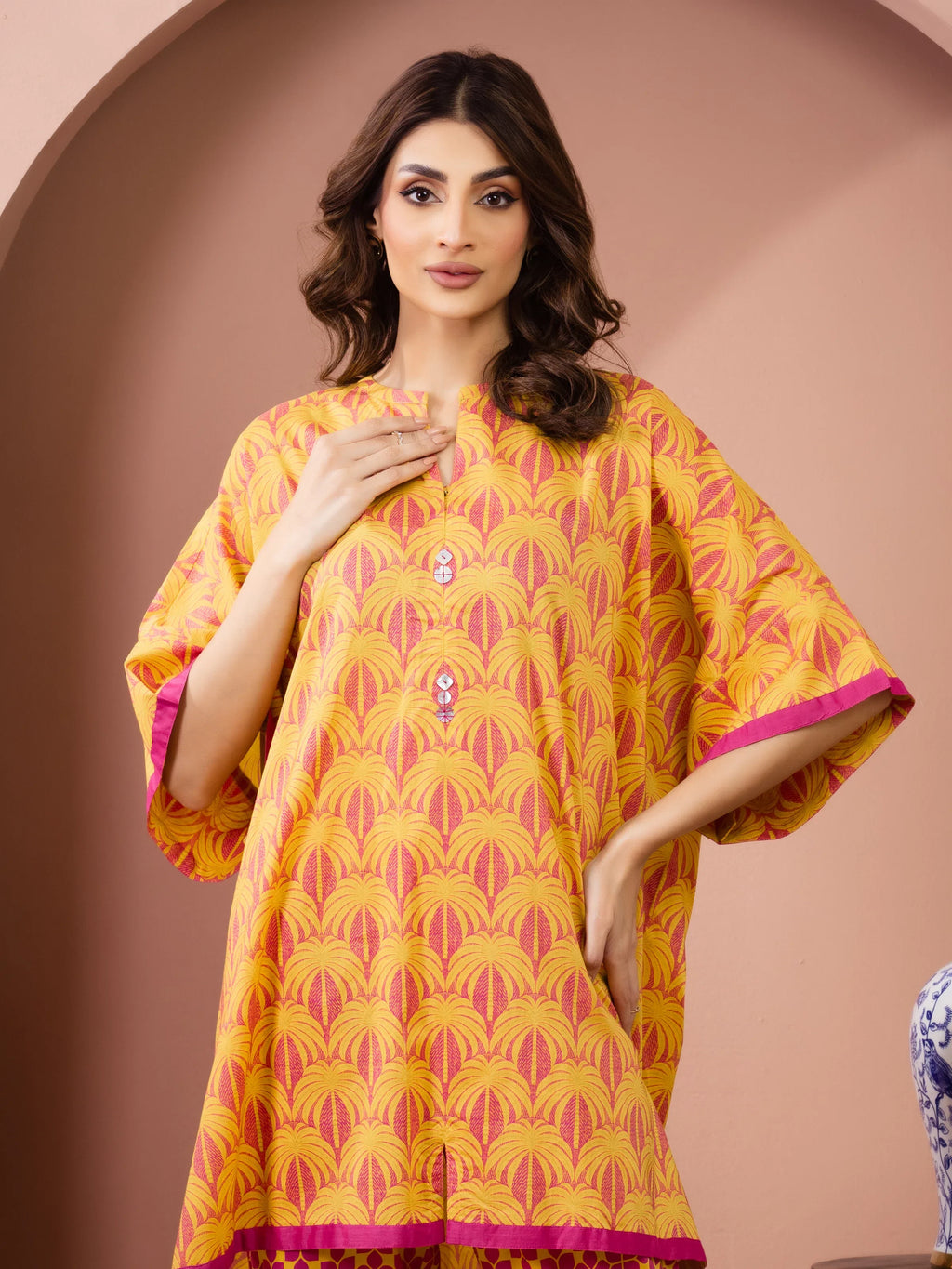 Printed Lawn Shirt Trouser - EWU6A1-36806ST