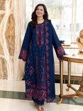 3 Piece Unstitched Embroidered Dhanak Suit