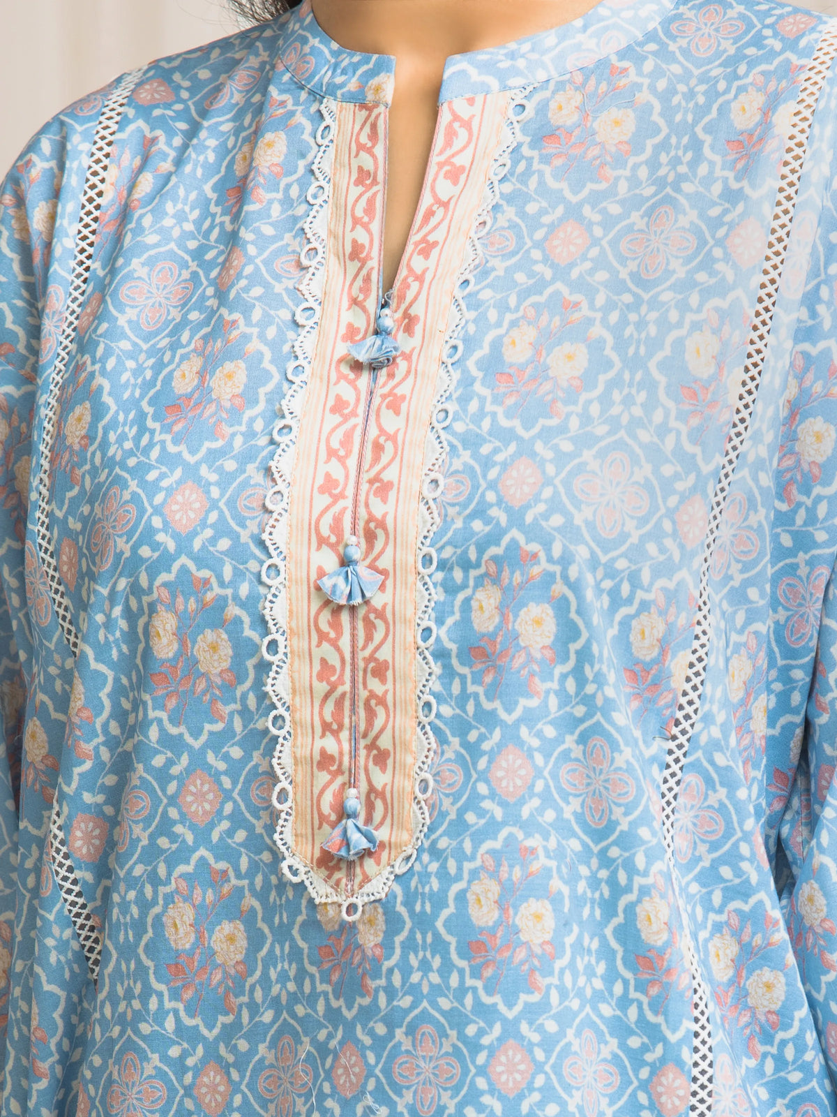 Printed Lawn Suit - EWU6A1-36571-3P
