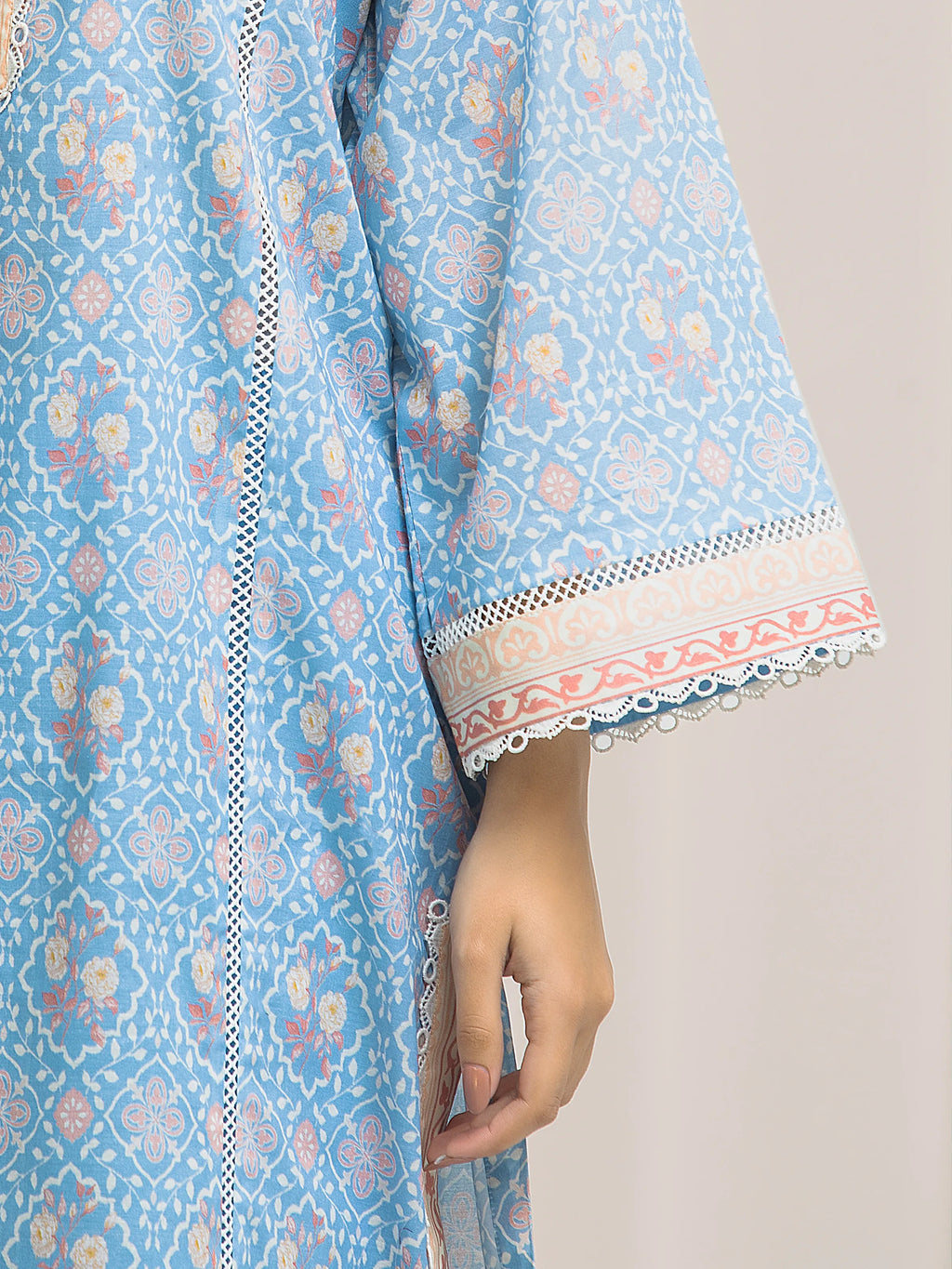 Printed Lawn Suit - EWU6A1-36571-3P