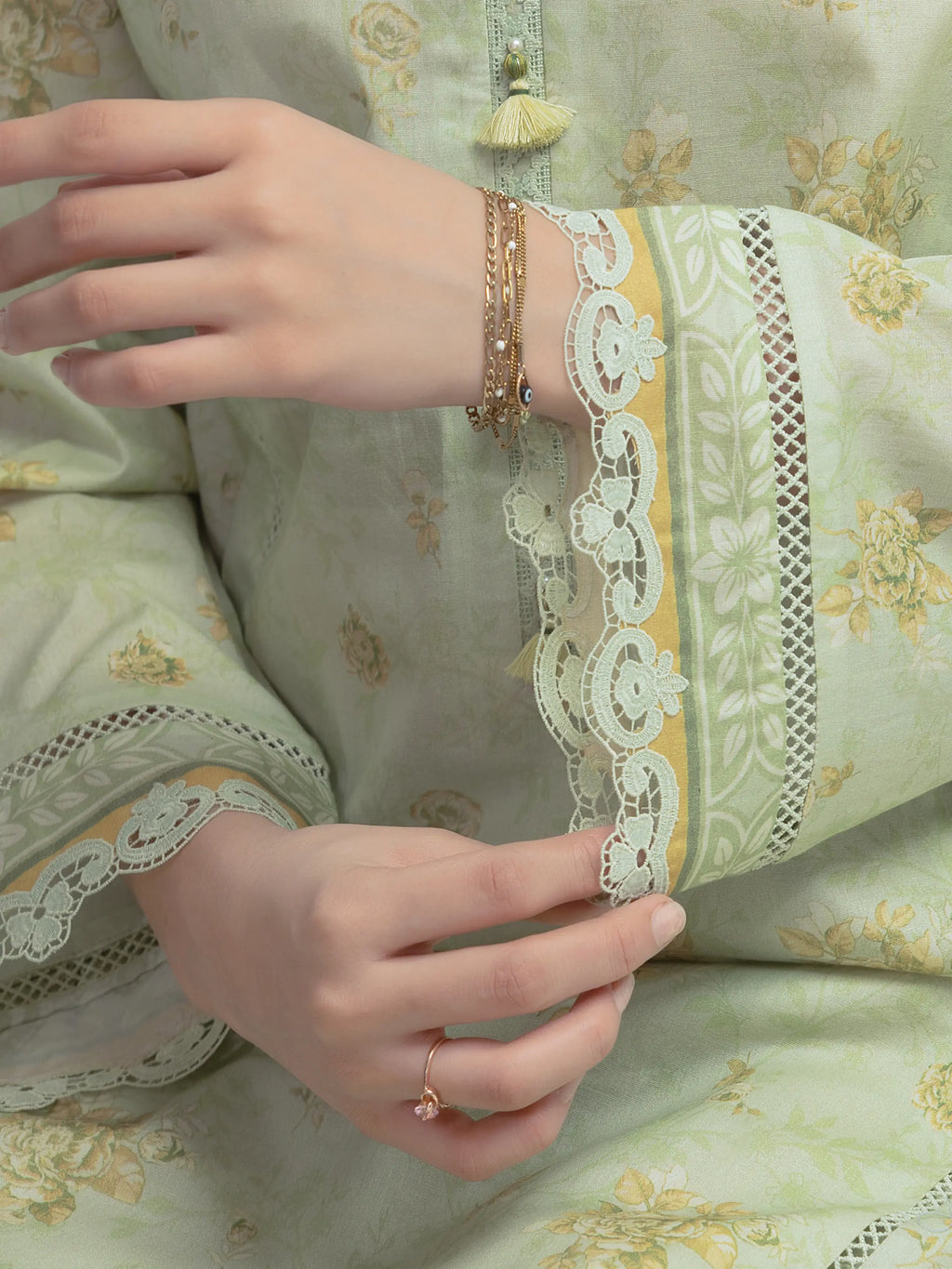 Printed Lawn Suit - EWU6A1-36608-3P