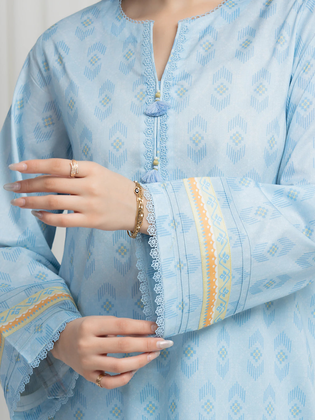 Printed Lawn Suit - EWU6A1-36616-3P