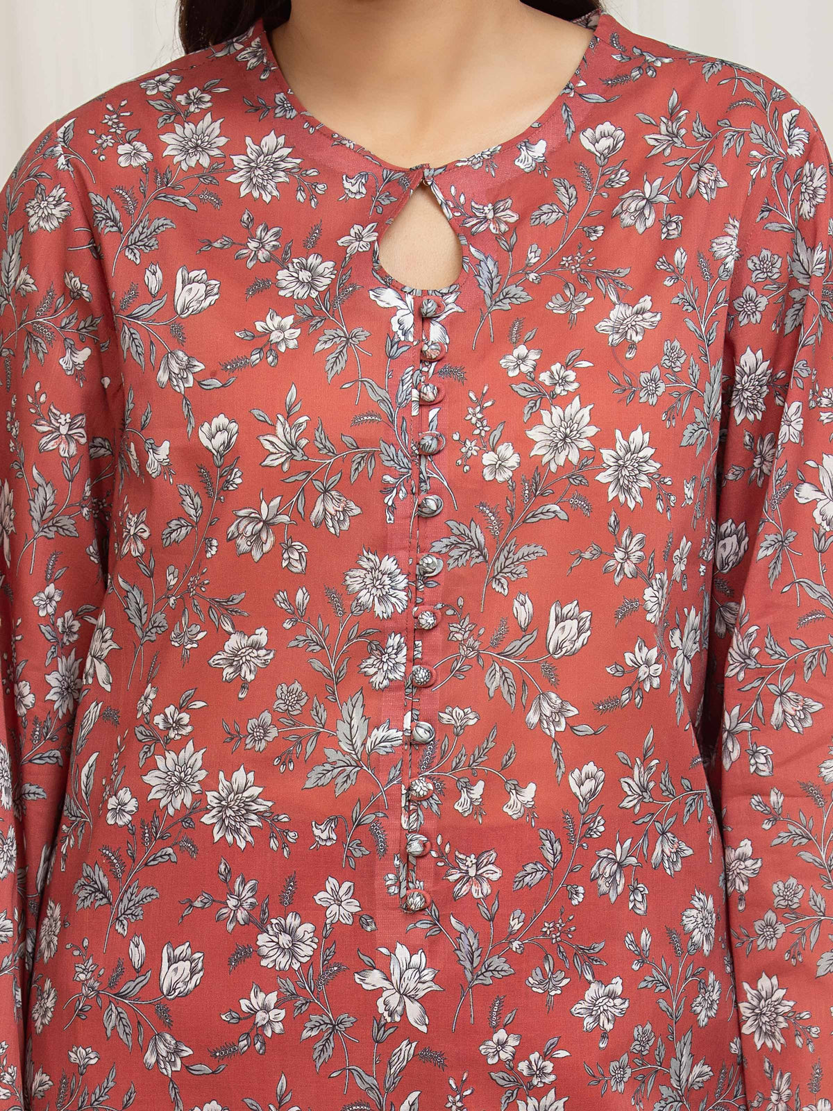 Printed Lawn Suit - EWU6A1-36665-3P