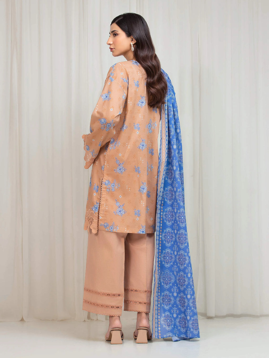 Printed Lawn Suit - EWU6A1-36675-3P