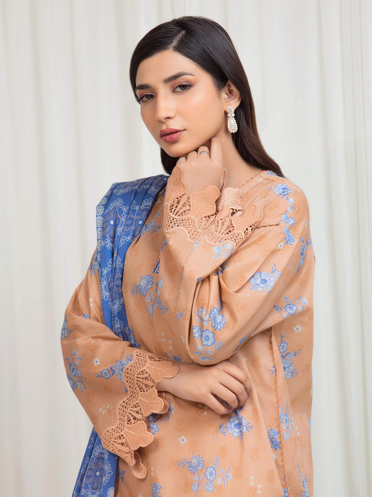 Printed Lawn Suit - EWU6A1-36675-3P