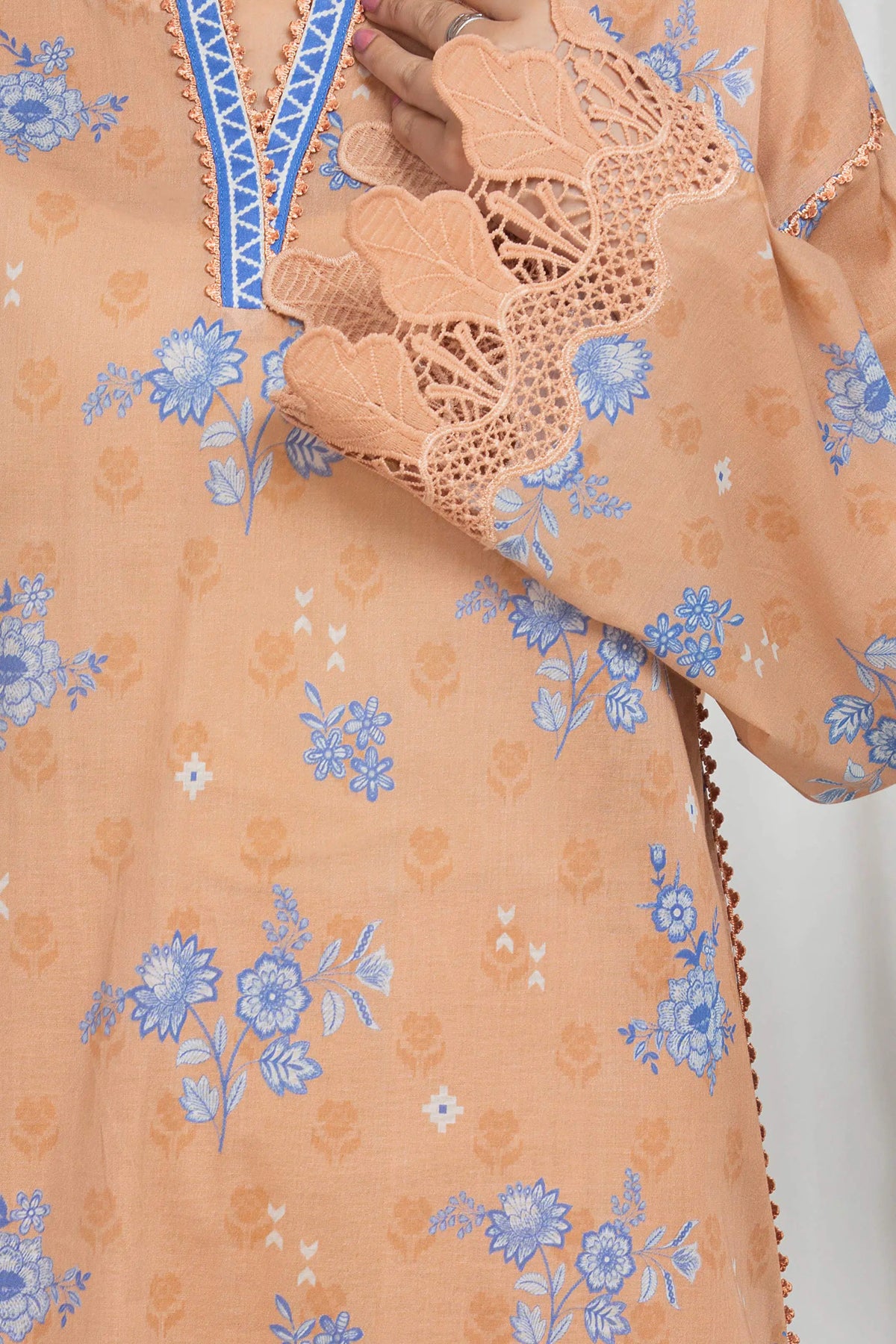 Printed Lawn Suit - EWU6A1-36675-3P