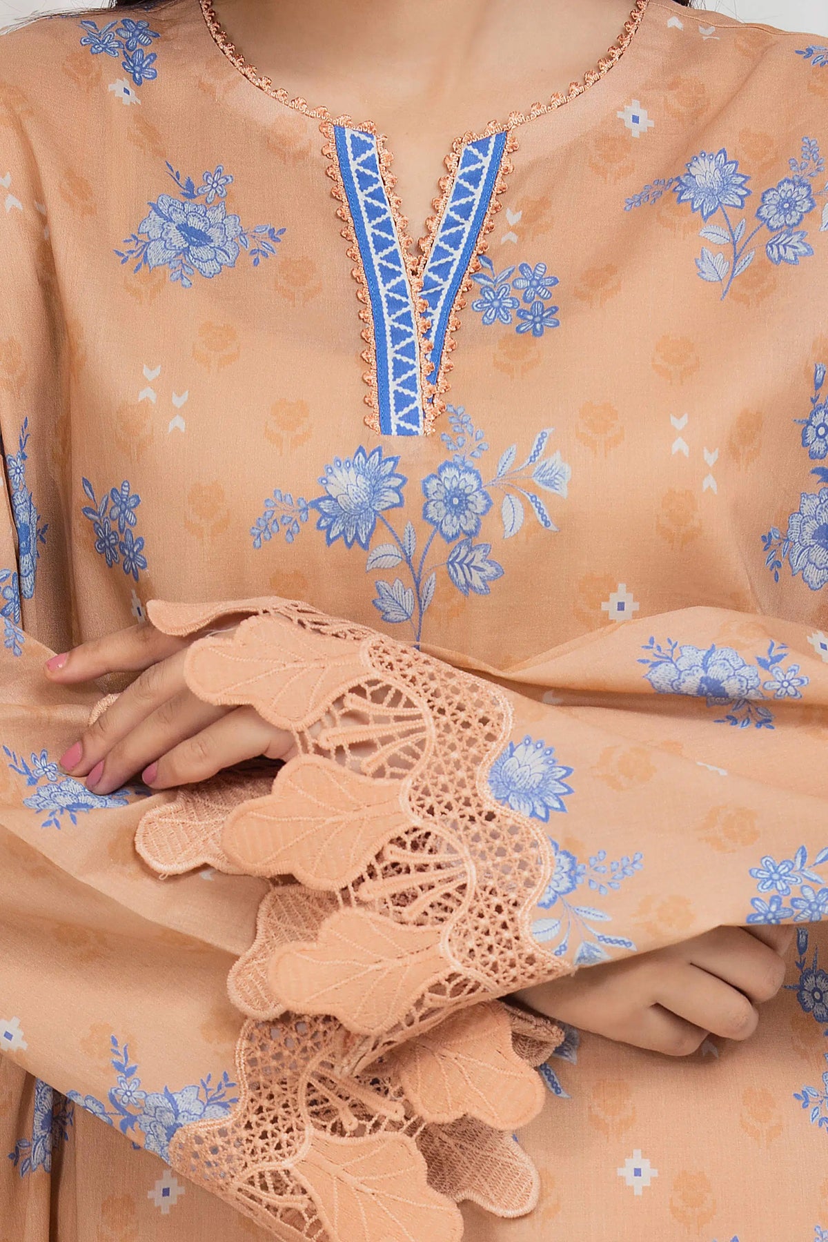 Printed Lawn Suit - EWU6A1-36675-3P