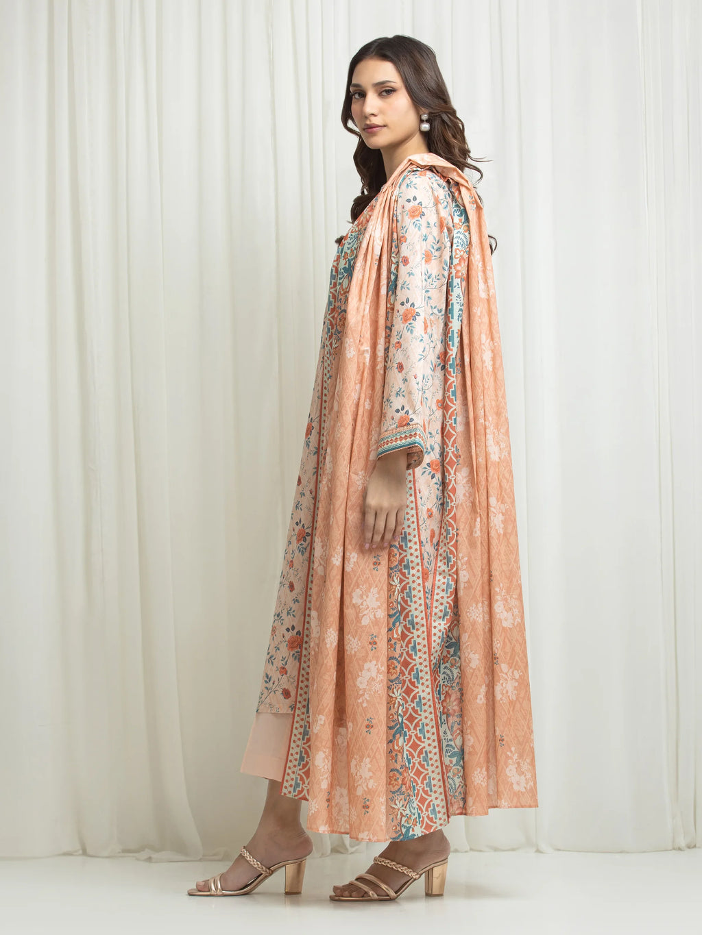 Printed Lawn Suit - EWU6A1-36706-3P